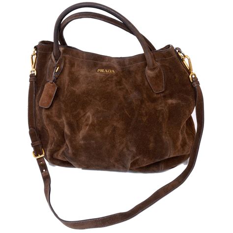 Cocoa Brown Suede Hand Bag 